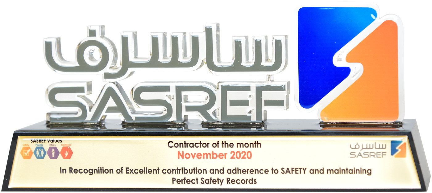 SASREF – Contractor of the Month, November