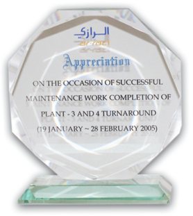 Ar-Razi (SABIC) – Plant 3 and 4 Turnaround