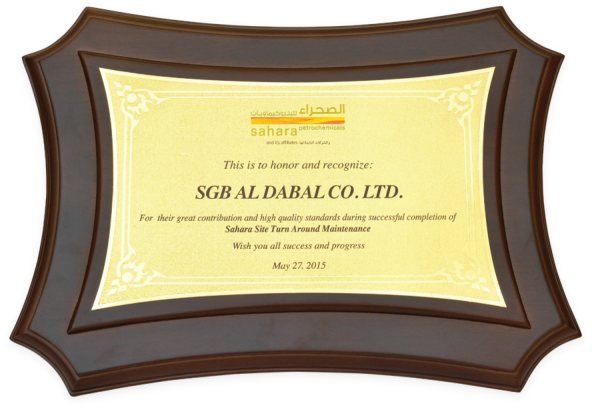 Sahara Petrochemicals – Site Turnaround Maintenance